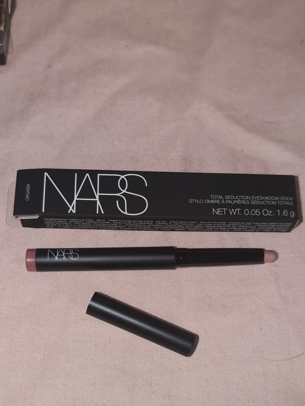 NARS Total Seduction Eyeshadow Stick- Color: Orgasm(peachy pink shimmer)-NIB